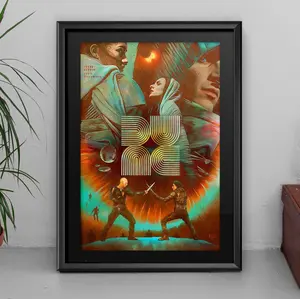 DUNE - Painted Movie Poster (Frame Not Included)