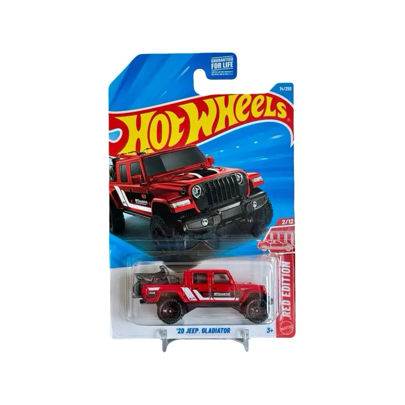 Hot Wheels 1:64 Collectible Diecast Model Car - 2020 Red Jeep Gladiator, Target Exclusive Collectible Model Car