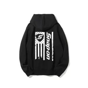 2-Sided American Flag and Tool Graphic - Durable Pullover - Trendy Men's & Women's Top Tshirt, Hoodie and Sweatshirt