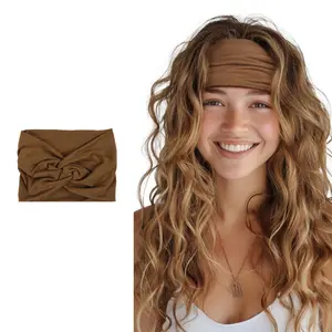 GOOGOO Women Twist Knot Headband Fashion Hair Accessories,Solid Color , Vintage, for Casual Fashion Sports，Pack of 1#SummerVibes