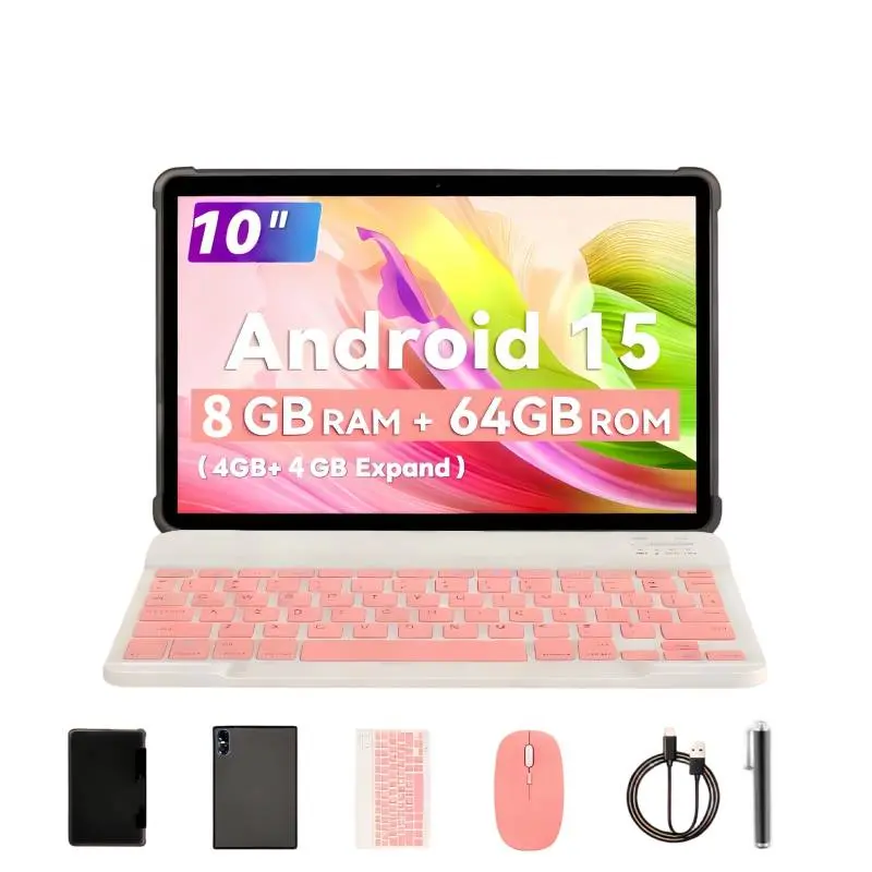 Grey+PINK Keybord&Mouse