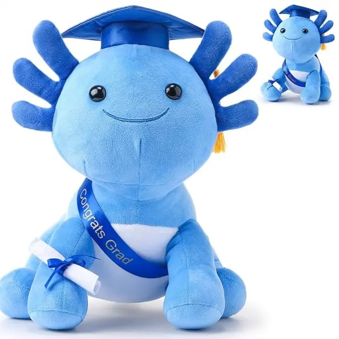 Plush Salamander - Blue