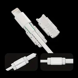 Cable Protectors - Durable Charging Wire Guards for Phone, USB, Tablet Data Cables, Non-Electronic Accessory for Charger Cord Protection, Cable Cord Protector, Sturdy Support Design, Flexible Protection