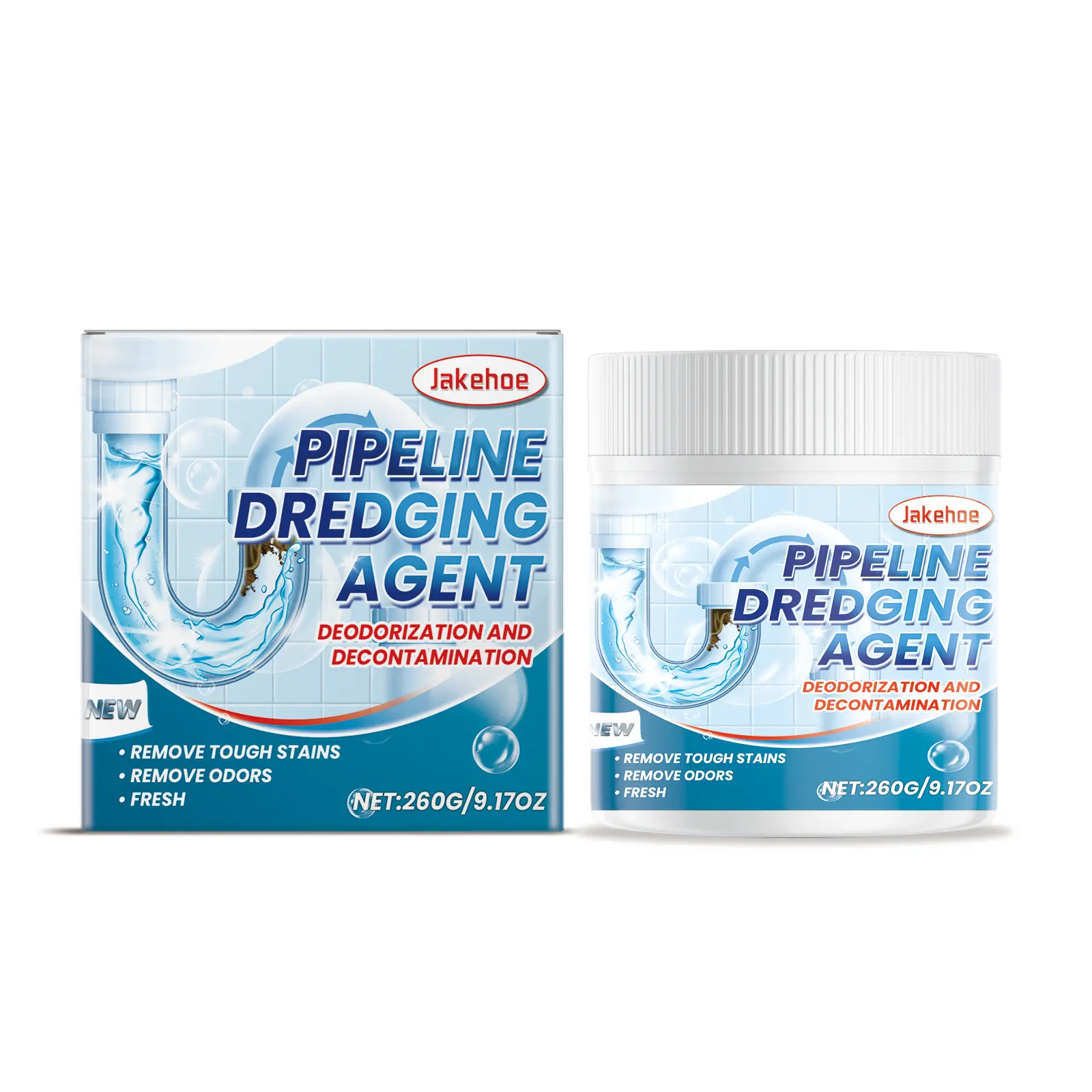 Drain Cleaner Powder, Hair & Grease Dissolver, Pipe Cleaning Solution, Effective Sewer Deodorizer, Easy-To-Use Drain Maintenance Tool, Pipe Cleaning Agent, Household Plumbing Cleaner, Powerful Cleaning Solution, Cleaning Products