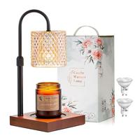 Black Crystal Cylinder - Height Adjustable