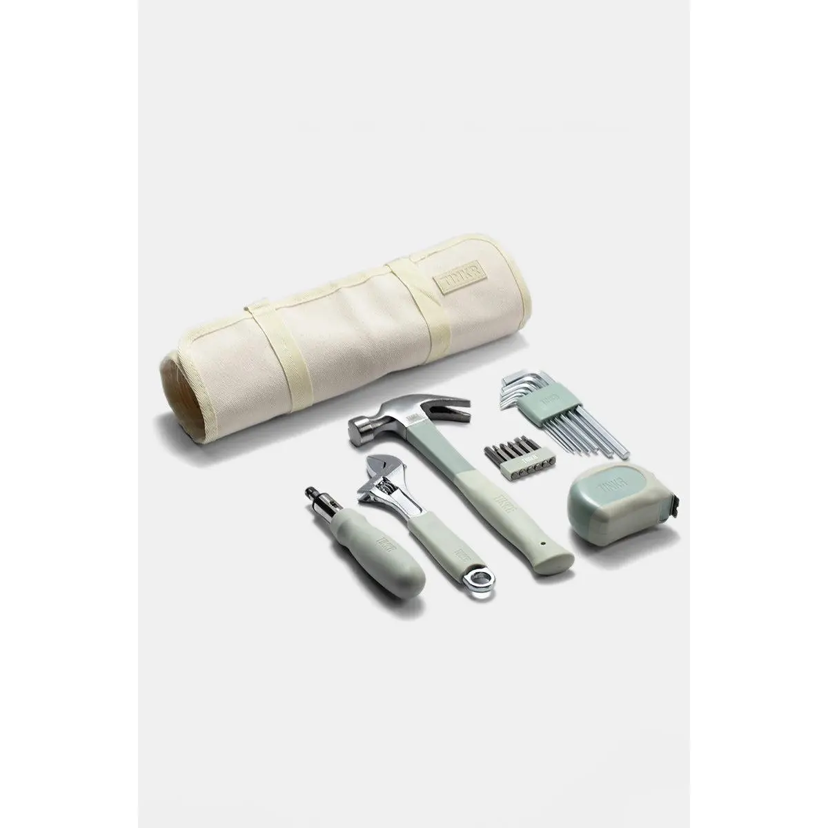 TINKR Home Tools Kit - 6-Piece Hand Tools Set with Canvas Case for Maintenance, Quick Fixes & Everyday Repairs