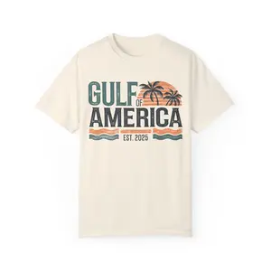 Gulf of America T-Shirt, Beach Vibe Tee, Unisex Summer Fashion, Coastal Gift, Casual Wear, Travel Apparel, Vacation Shirt