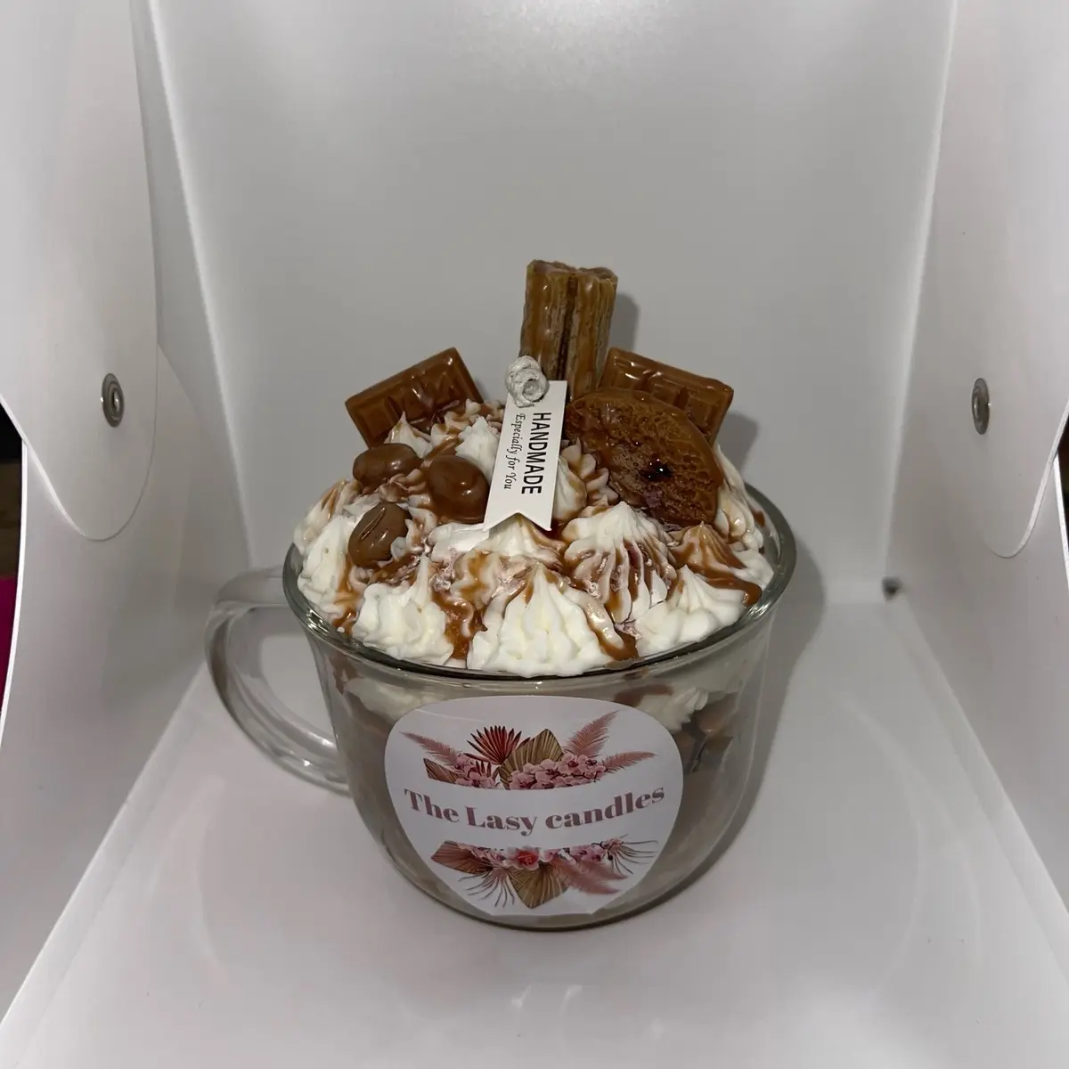Coffee with chocolate Candle Ornaments Decoration Freshener