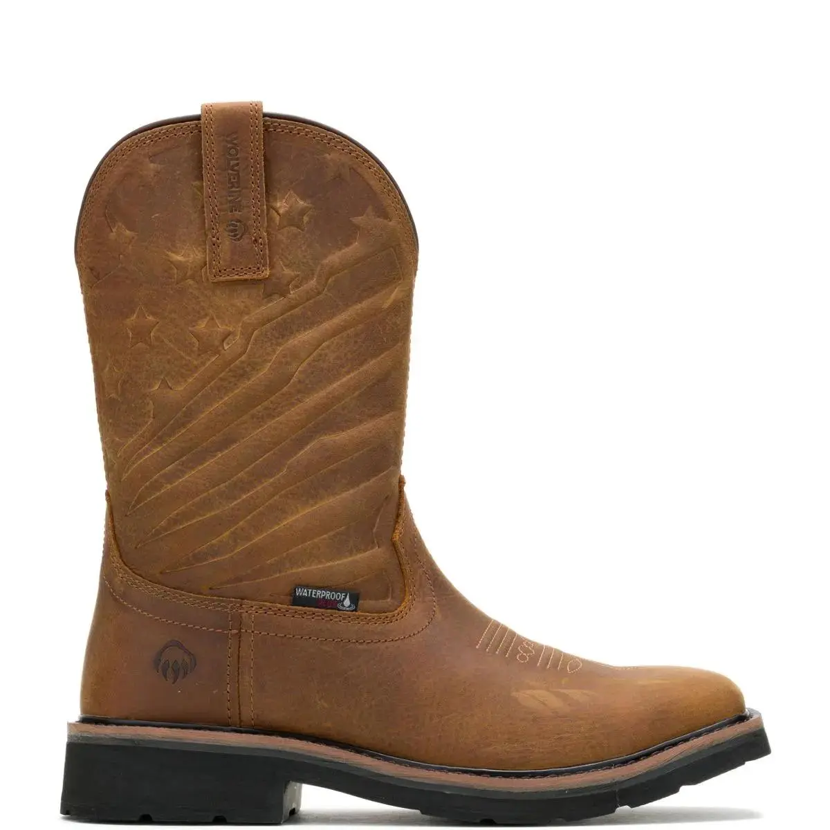 Wolverine Men's Rancher Flag LX Steel-Toe Wellington Work Boot
