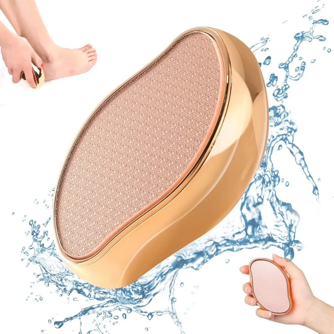 LMMAKE 1PC/2PCS Nano Glass Foot File, Professional Pedicure Callus Remover for Hard Dead Skin, Lightweight Portable Foot Care Tool for Men & Women
