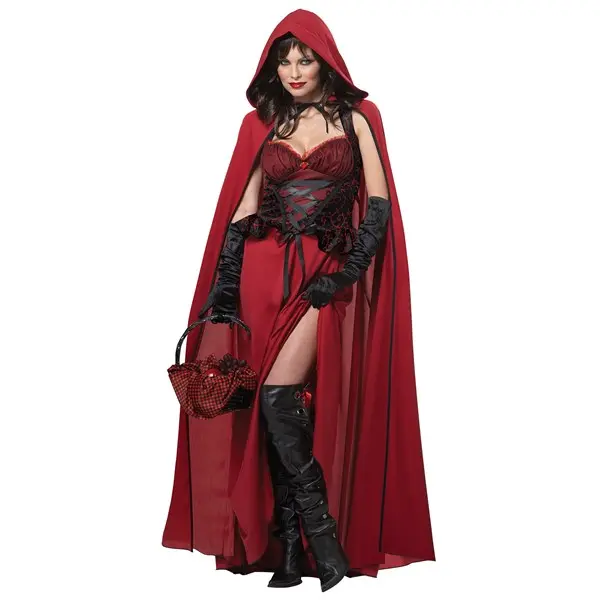 Women's Dark Sexy Red Riding Hood Costume