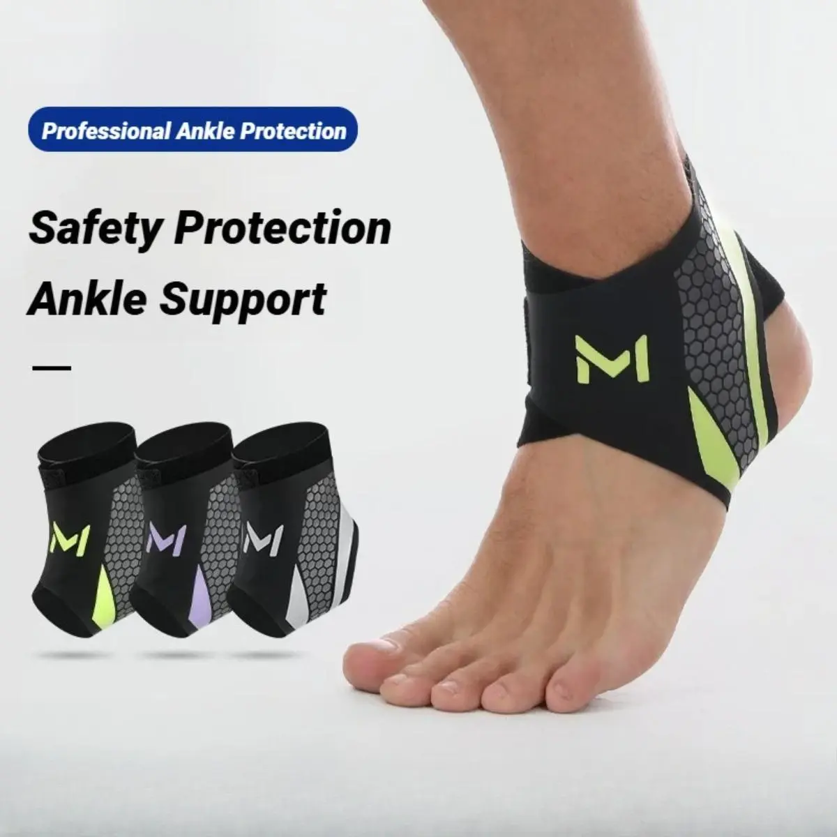 Ankle Support Brace for Running Basketball Soccer Sports Injury Prevention Anti Fracture Joint Strain Protection Men Women Workout Gear