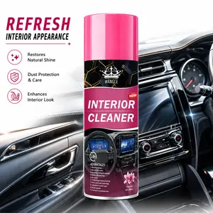 Car Interior Cleaner & Protectant – Dashboard Shine & Restoration, UV Protection, Anti-Static Dust Repellent, Fresh Scent for Leather, Vinyl & Plastic