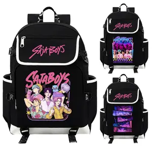 Kpop Witch Hunting Saja Large-Capacity Backpack, Multi-Functional Daypack & Chest Bag for Sports & Outdoor Activities
