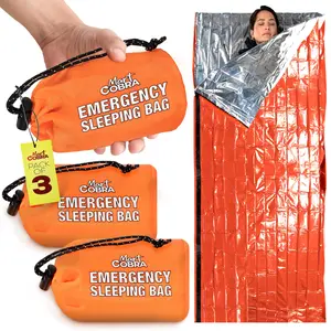 Emergency Sleeping Bag, Thermal Bivy Sack, Cold Weather Sleeping Bag, Compact Hiking Sleeping Bag, Camping & Hiking Gear