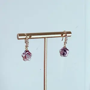 Plum Blossom Pearl Earrings | natural freshwater baroque pearl