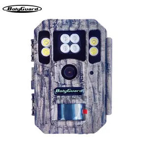 BolyGuard BG662-D Trail Game Camera 56MP 4K HD IP68 Waterproof Wildlife Scouting Outdoor Wildlife Hunting Camera with Night Vision(940nm Black IRs No-Glow and White LEDs) Black&White or Colors Motion Activated 110° Wide Angle Lens 2.0” LCD