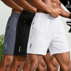 Men’s 3-piece quick-dry sports  set — stylish, multifunctional outdoor   suitable for everyday wear and comfortable,  gym workouts; summer menswear