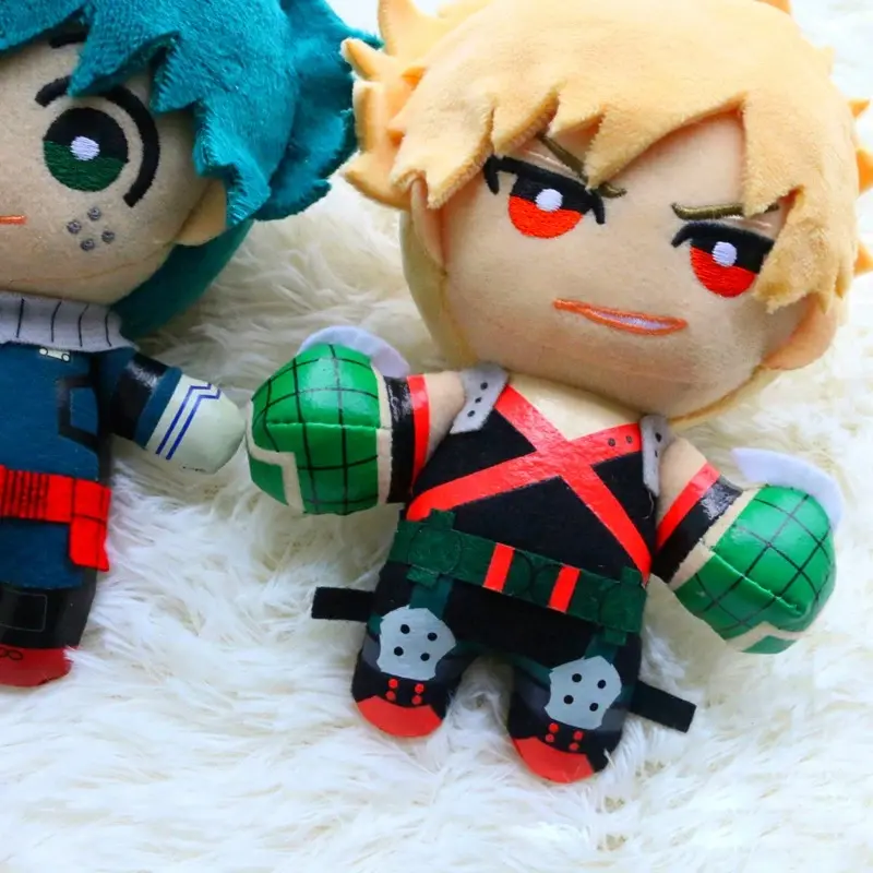 My Hero Academia 10CM Cute Plush Anime Doll Small Pendant Backpack Decoration Japanese Style Soft Toy