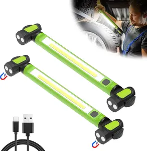 [Mother's Day Gift] 3000LM Work Light Flashlight, 5200mAh Rechargeable Underhood Lighting with Magnetic Base & Hanging Hooks, Handy Light for Car Repair/Garage/Job site/Power Outage/Emergency, Waterproof Durable Ledlight, Boyfriend Husband Father's Gift
