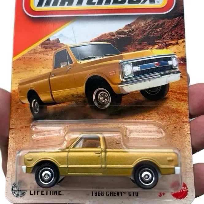 Mbox Gold 1968 Chevy C10 diecast Truck 1:64 scale