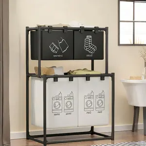 Double Layer, Dirty Laundry Basket Double Layer, Dirty Laundry Basket