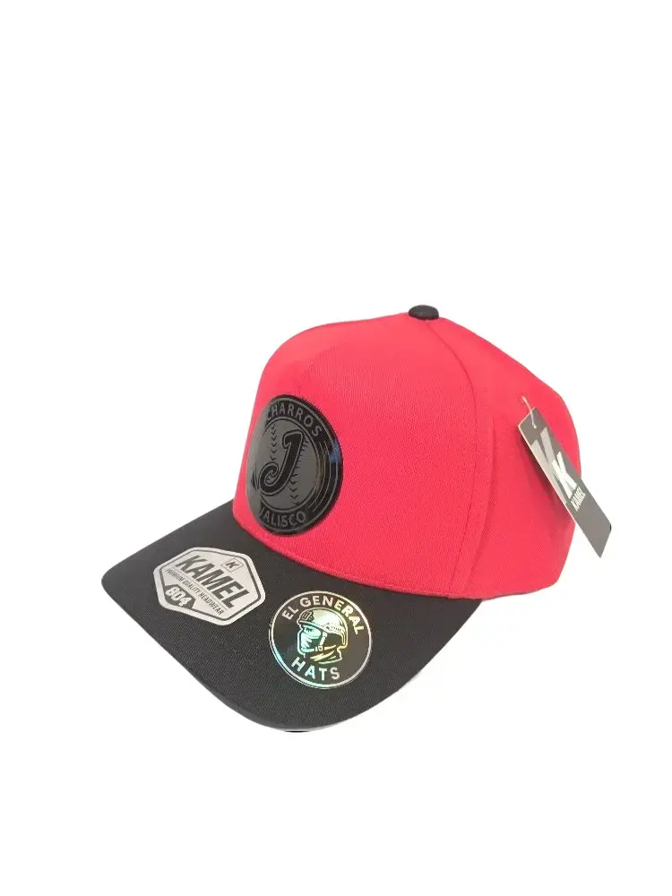 Gorra de los Charros, Black Snapback with logo los Charros, Gorra de alta calidad de los Charros, Charros Cap
