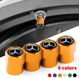 Mercedes-Benz Amg Tire Valve Stem Caps, Compatible with X156 W204 W205 W203 W211 W212 W169 Glc Clk Cla A180 W108 W213 W220 C260