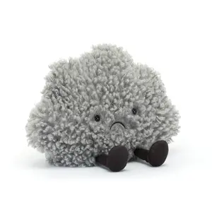 Amuseables Storm Cloud Stuffed Toy, 10 inches - Cloud Plush - Fun Gift Idea