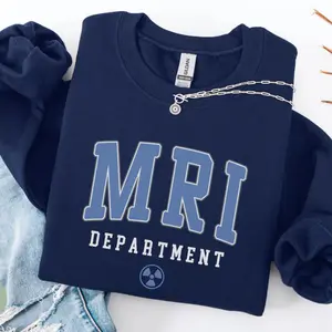 MRI Department Sweatshirt, Radiology Crewneck, MRI Technologist Gift, Radiology Department Sweater, Graduation or Team Gift for RAD Techs