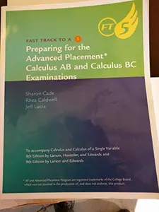 USED-Preparing for the AP Calculus AB and Calculus BC Examinations (Fast Track to a 5) by Sharon Cade (Paperback)