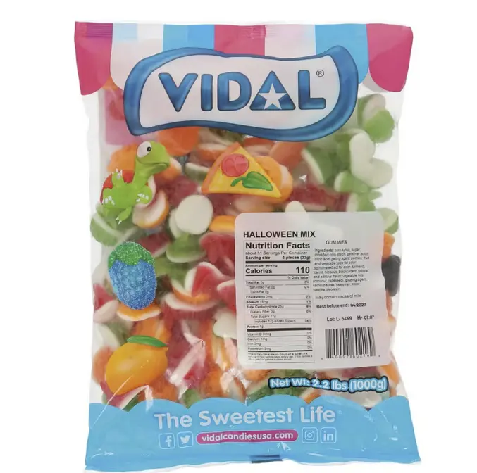 2.2 lbs. Halloween Gummy Candy Variety Mix – 222 Pc.