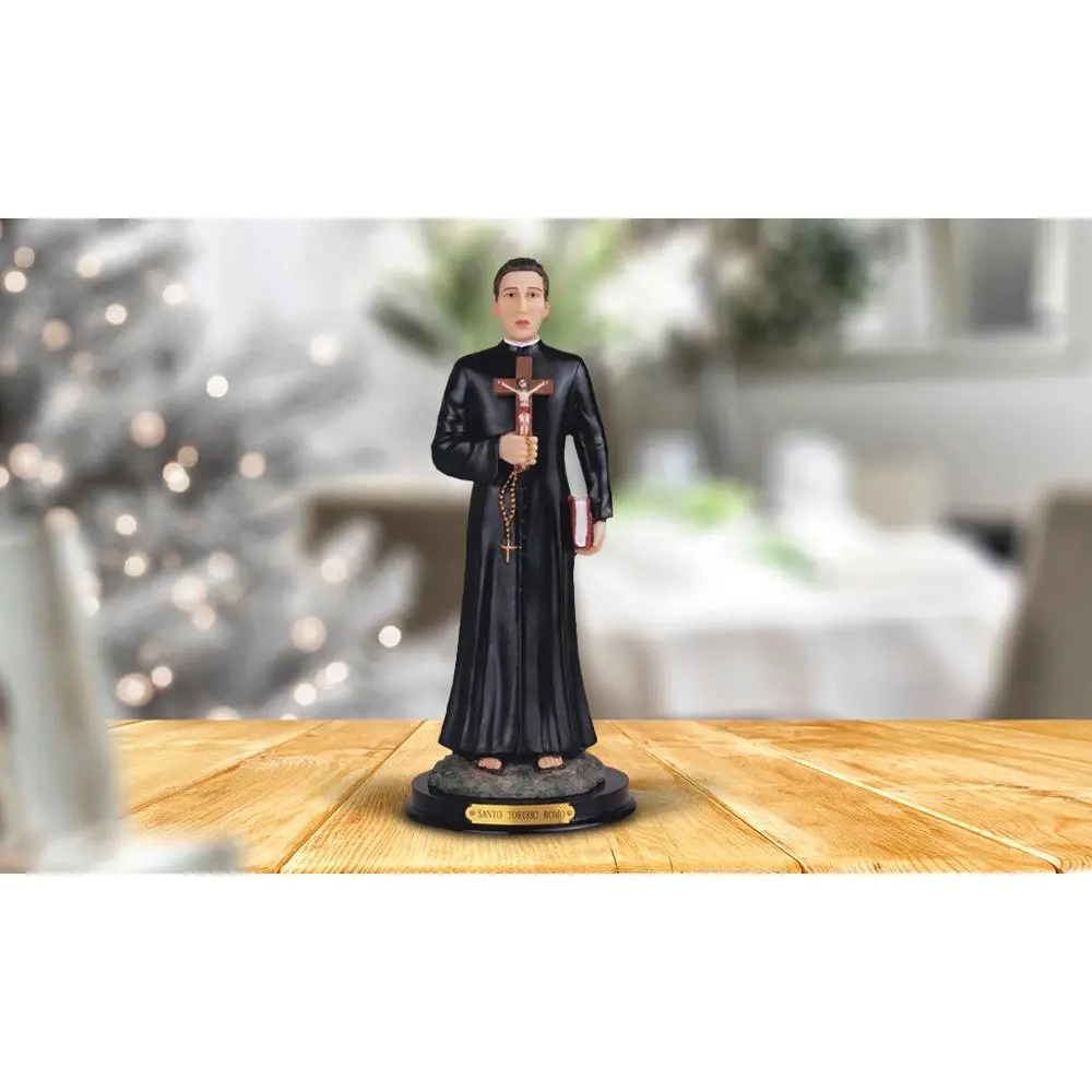 12"H Saint Toribio ROMO Statue Toribio ROMO Gonzalez Holy Figurine Religious Decoration