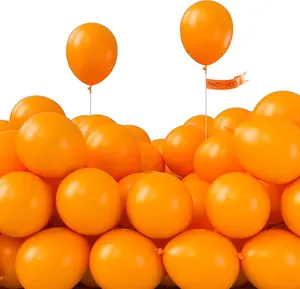 PartyWoo Orange Balloons 50 pcs 5 Inch Small Mini Fall Tangerine Autumn Latex Balloons for Thanksgiving Halloween Little Cutie Wedding Baby Shower Birthday Graduation Party Decorations Orange-Y9