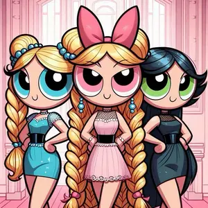 5D DIY Full Drill Diamond Painting - Diamond Painting Kit Cartoon Girl Mosaic Canvas DIY Wall Art, Home Wall Decoration, Diamond Art Tools