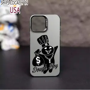 Dough Boy Aesthetic Pattern Casing For iphone 16 15 14 13 12 11 X XS SE23 PRO PLUS MAX 2020 2022 SAMSUNG GALAXY S22 S23 S24 FE ULTRA PLUS Hard TPU PET PC Black Silver Gift Shockproof Protection Aesthetic Anti-Drop Protective Protector Phone Cases Shell Co