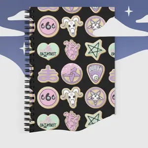 cookies spiral notebook