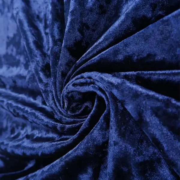 Crushed Velvet Solid Fabric - Soft, Stretchable, Shiny Finish - 58/60 in Wide Sewing & Soft Furnishings Fabric