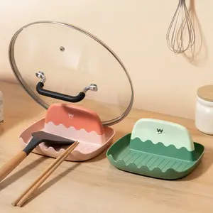 Multifunctional Kitchen Utensil Rack, Spoon Spatula Holder, Pot Lid Stand, Knife Block, Plastic Material, Kitchenware, Kitchen Accessories