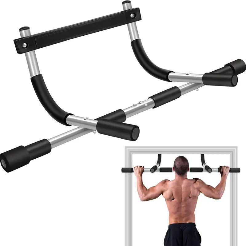 Doorway Pull Up Bar, Home Gym Pull Up Bar with Free Assembly Tool, Adjustable Portable Upper Body Fitness Workout for Home Gym