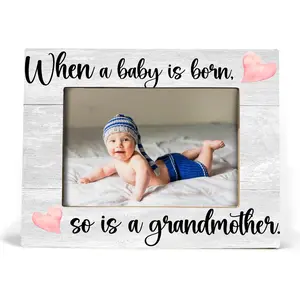 First Time Grandma Gifts for Grandma, New Grandma Gifts First Time 2026, Grandma Picture Frame, When a Baby is Born So is a Grandmother, Photo Frame 8X10