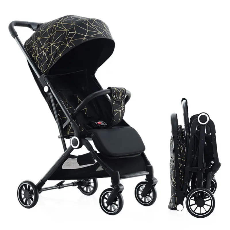 2 in 1 Baby Stroller, One-click Folding Lightweight Foldable ， Perfect for Travel, Shopping & Daily Walks, Ergonomic Design, Aluminum Alloy Frame, Lightweight Folding Strollers And Bassinet Strollers, Forward Facing Strollers And Bassinet Strollers