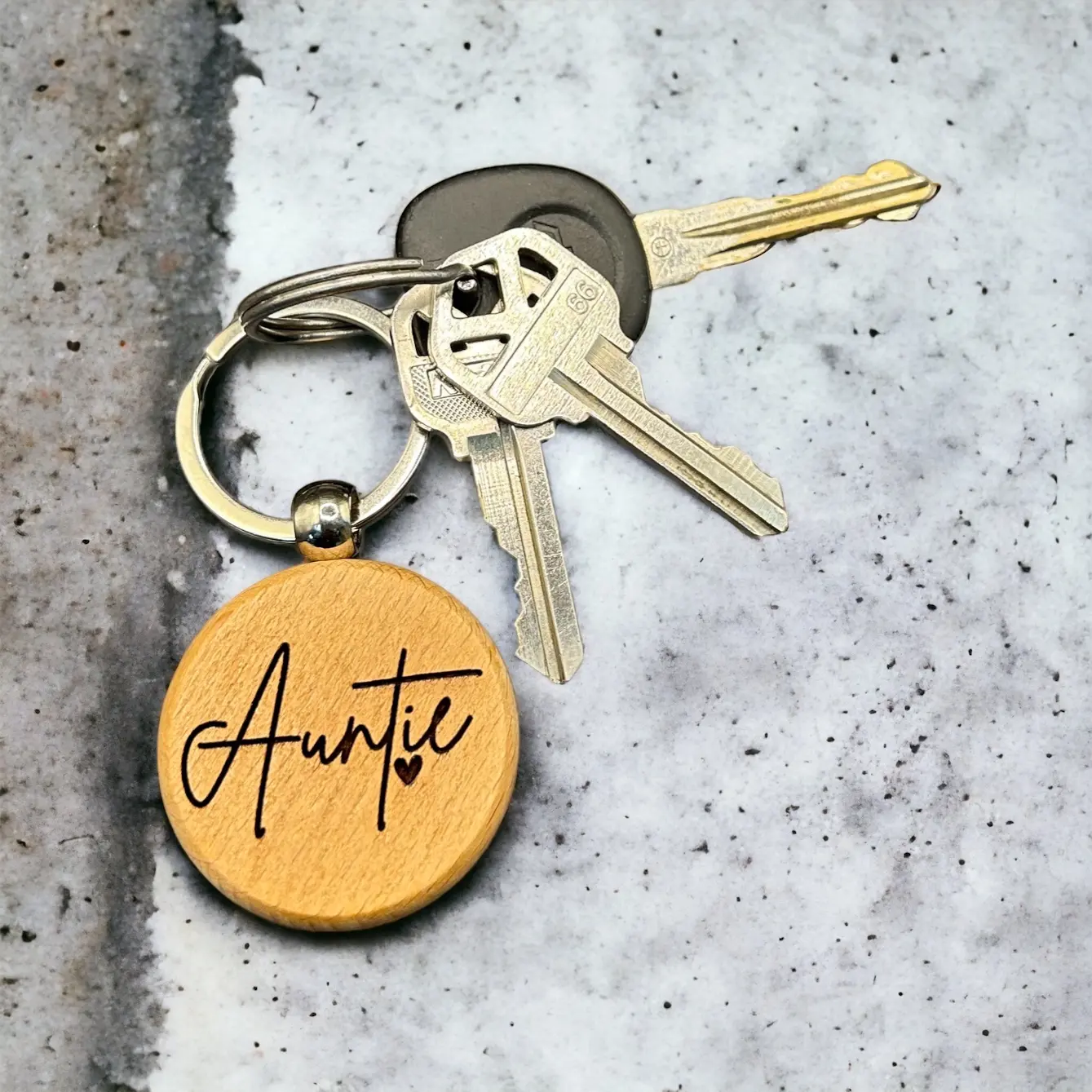 Auntie Keychain