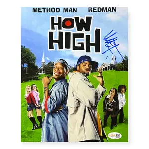 Method Man Autographed 8x10 "How High" Photo