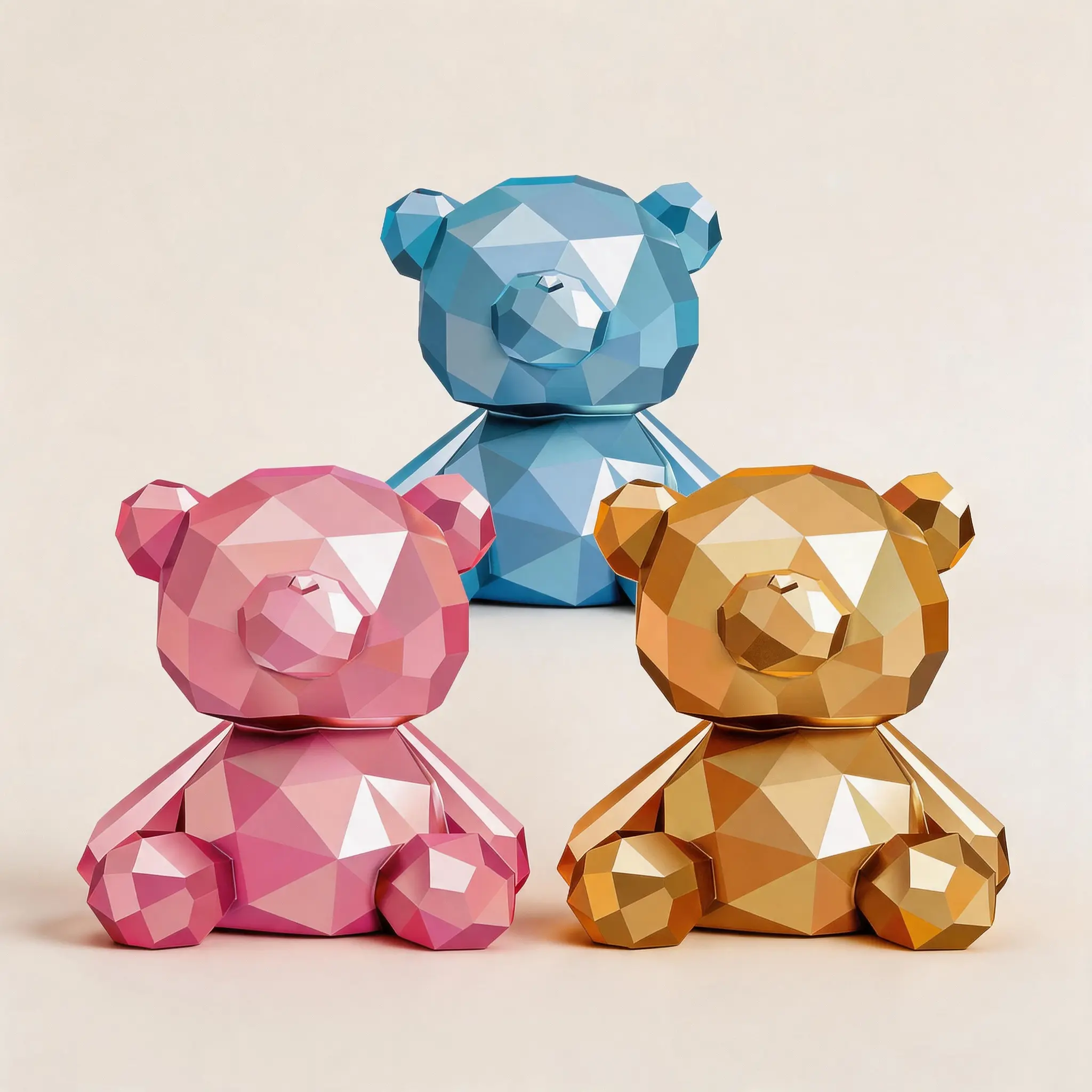 New Diamond Bear Cartoon Piggy Bank - Pig-Shaped Home Decor Ornaments, Practical Cash Slot Money Tank, Creative Desktop Fittings for Kids, Cartoon Piggy Banks