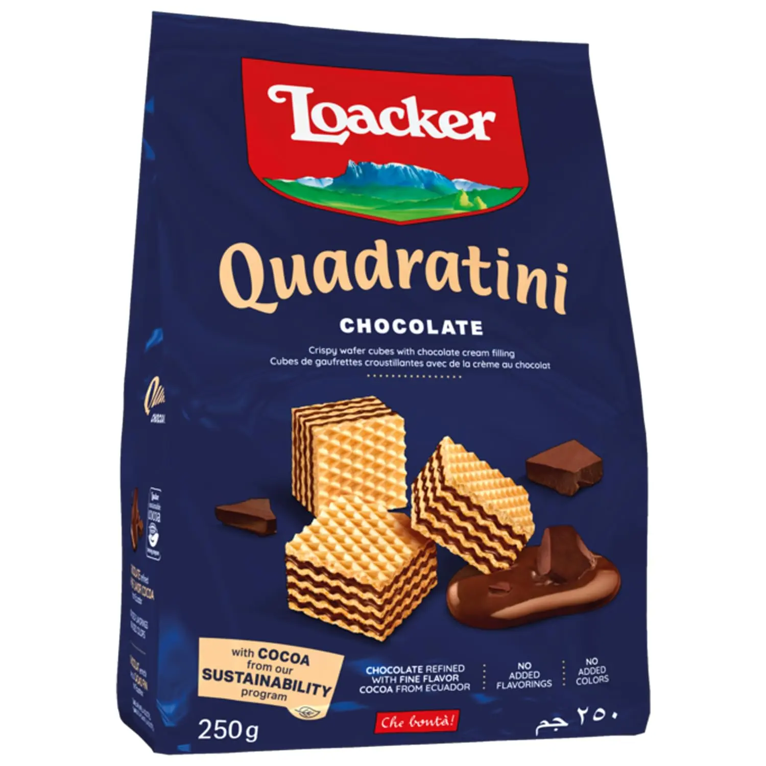 Quadratini Chocolate Wafer Cookies, 8.82 Ounce