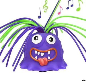Hair Pulling Monster Toy, Hair Pulling Screaming Monster - Stress Relief and Anti Anxiety Toys, Fun Venting Novelty Fidget Toys with Lights, Different Screams Gifts for Kids Teens Boys Girls(