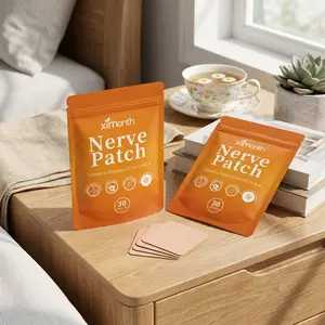 Ximonth Herbal Care Patches (30 Patches*2), Comfortable Body Care, Stable Night Sleep, Lightweight Herbal Ingredients Patches, Sleeping Patch