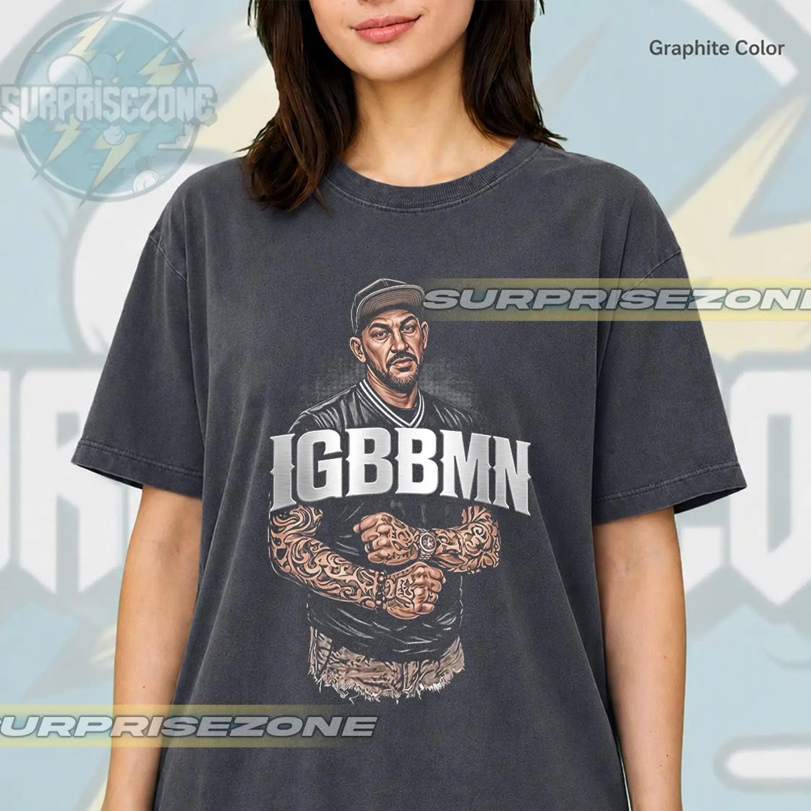 Dustin Poirier IGBBMN Comfort Colors Unisex T shirt Vintage BK