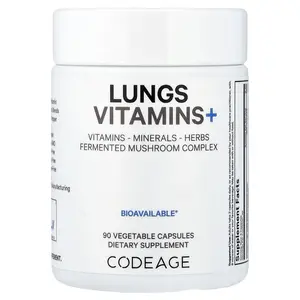 Codeage Lungs Vitamins +, 90 Vegetable Capsules